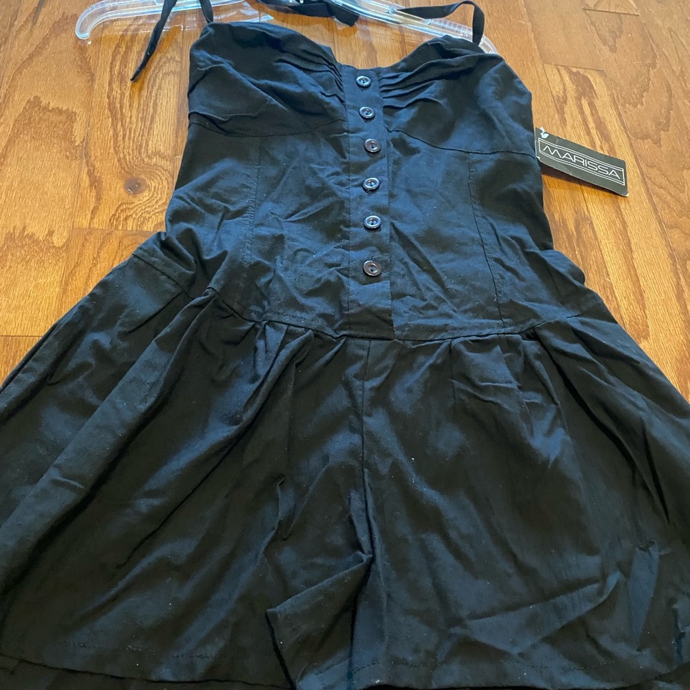 MARISSA BLACK ROMPER - Picture 2 of 7